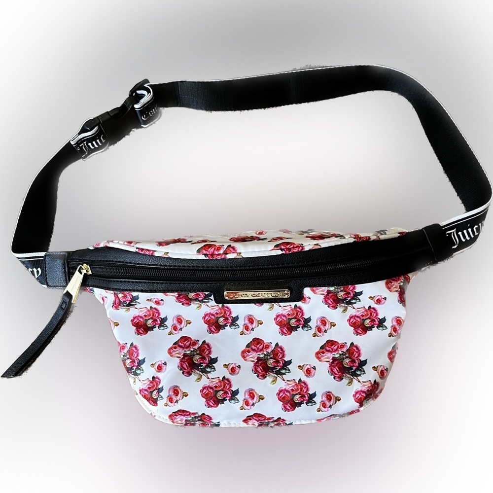 Juicy Couture Bags | Juicy Couture Nwot Varsity Blooms White Rose